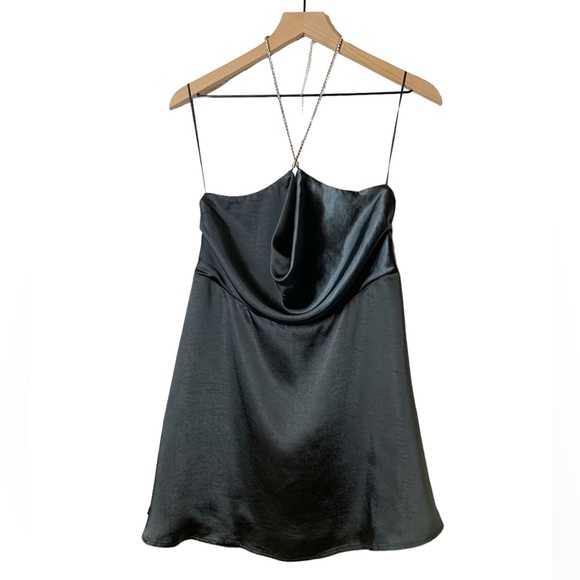 NWT REVOLVE MORE TO COME Talia Diamond Dress in Grey. Size Large - Picture 5 of 11